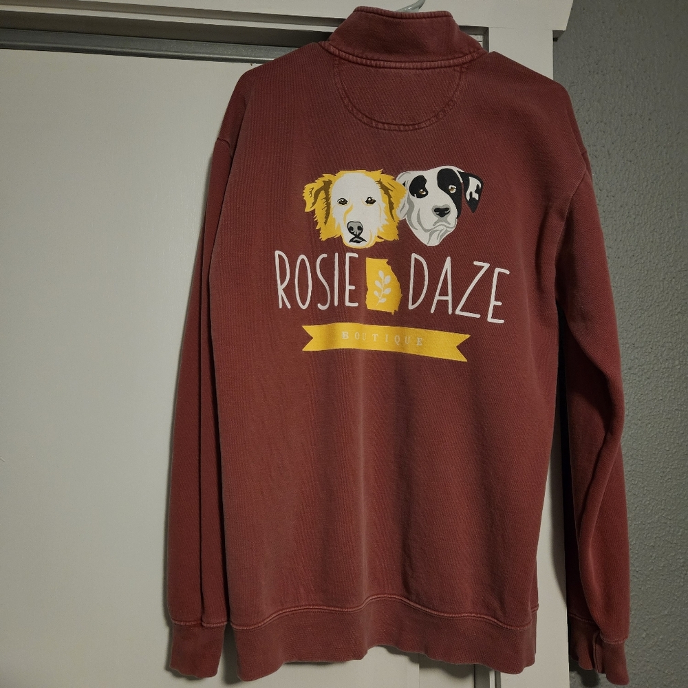 Rosie Daze Logo Quarter-Zip Sweatshirt